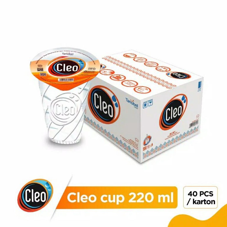 

MWS213 GROSIR Air Murni Cleo Cup 22 ml 1 Dus 4 pcs