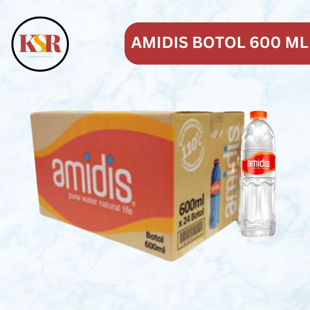 

[KSR] AMIDIS Botol 600ml Dus - 24 x 600ML [ Khusus Bandung ]