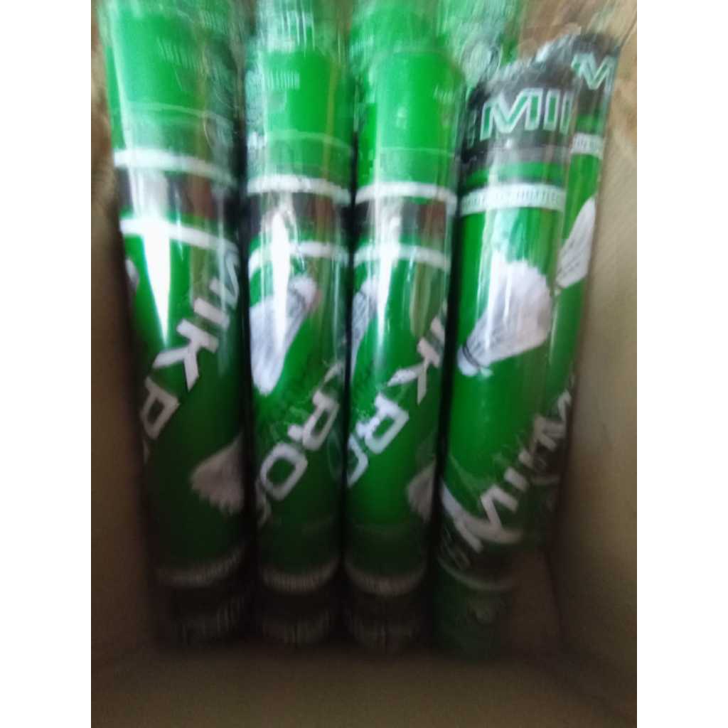 SHUTTLECOCKS/ KOK BADMINTON/ KOK BULU TANGKIS/ 1 lusin (12pcs) MIKROS, kok bagus 1 lusin