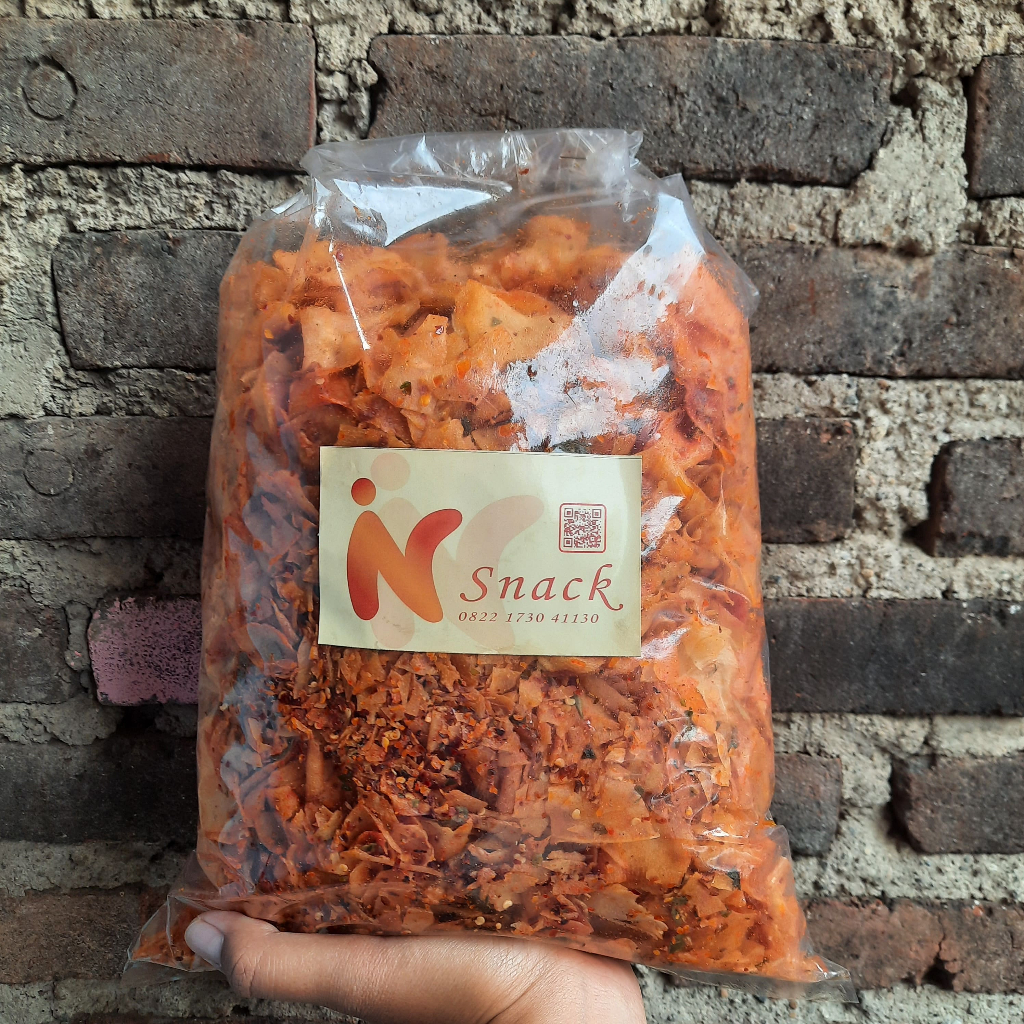 

Kripik kriwil pedas 1000kg