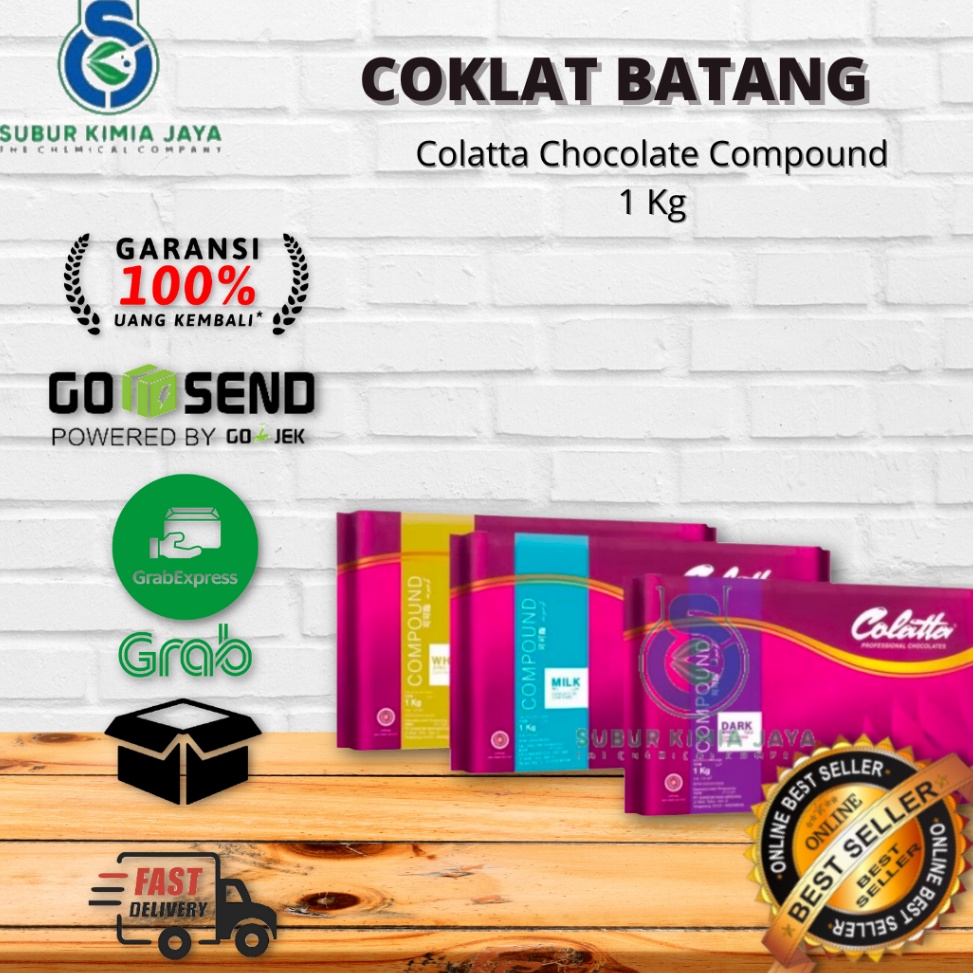 

UPJ681 Terbaru Colatta Chocolate Compound 1 Kg Coklat Batang All Varian