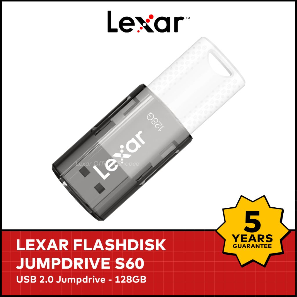 Lexar Flashdisk S60 USB 2.0 JumpDrive - 128GB