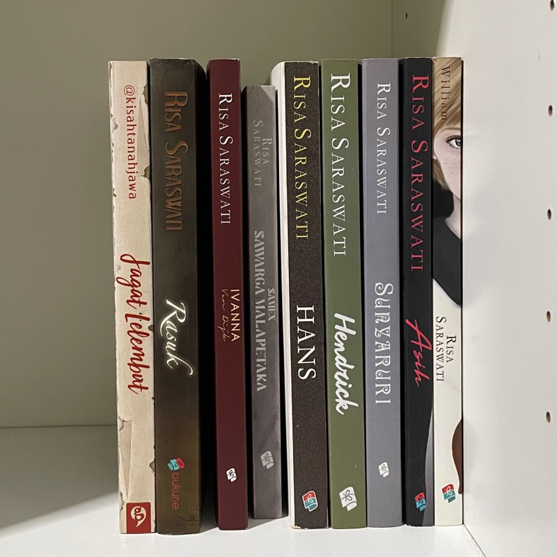 preloved buku risa saraswati rasuk ivanna hans hendrick asih sunyaruri william samex jagat lelembut 