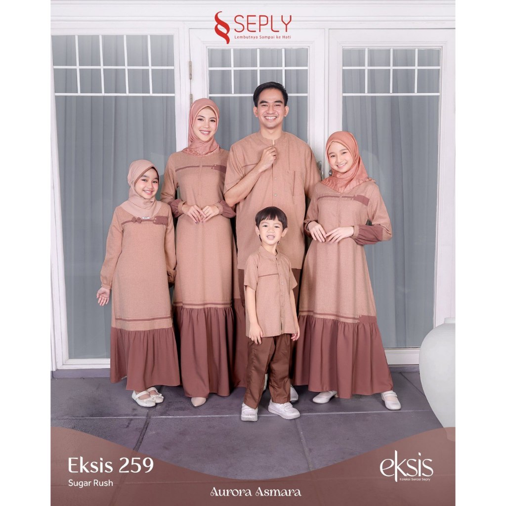 SARIMBIT EKSIS SERIES 2024/ EKSIS 259 SUGAR RUSH/ COUPLE KELUARGA/ GAMIS DAN KOKO ANAK