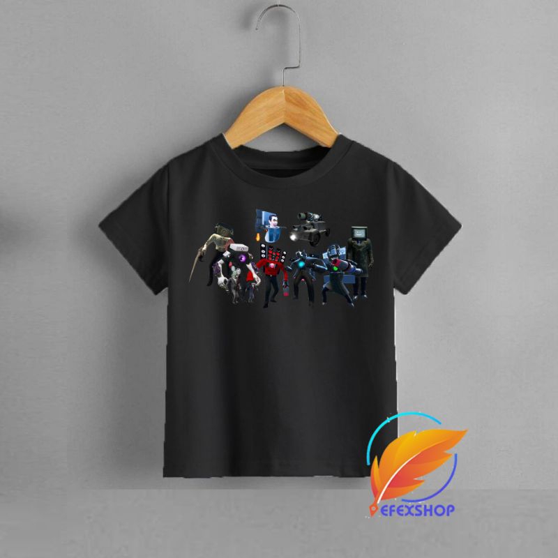 KAOS SKIBIDI TOILET KAOS ANAK SKIBIDI TOILET FAMILY