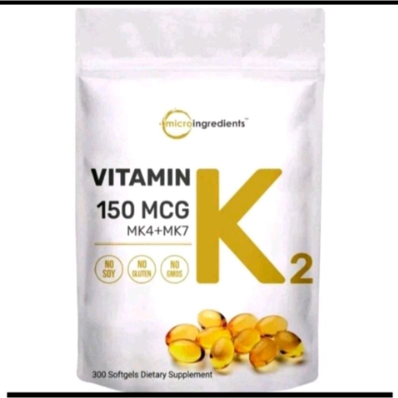 PROMO BELI 2 LEBIH MURAHMicroigredients Vitamin k2 150mcg 300 capsules