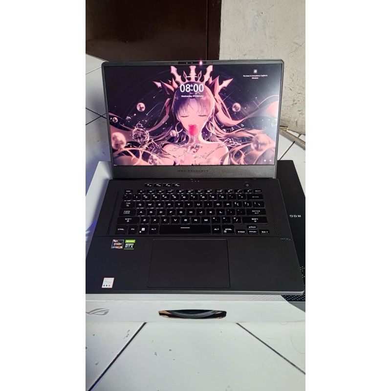 Laptop Asus ROG Zypherus G15 Amd ryzen 9-69000Hs Ram 16GB SSD 1 Tera Dual VGA NVIDIA - windows 11
