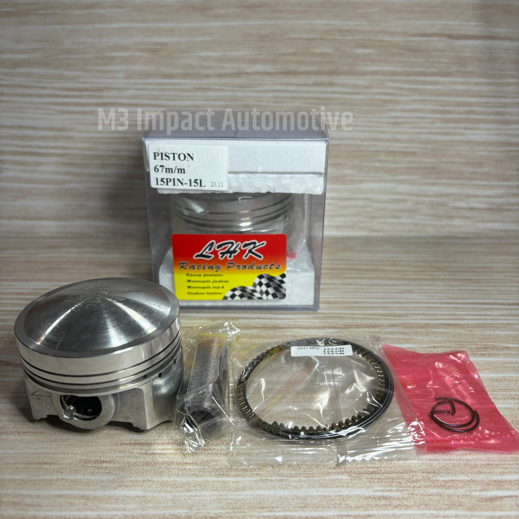 piston LHK seher kit set pen 15 pin 15 ukuran 67mm ORIGINAL LHK THAILAND BOSKUHHH.