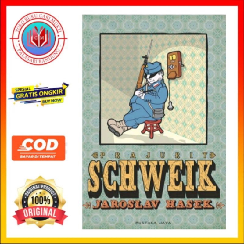 Buku Novel Prajurit Schweik - Jaroslav Hasse