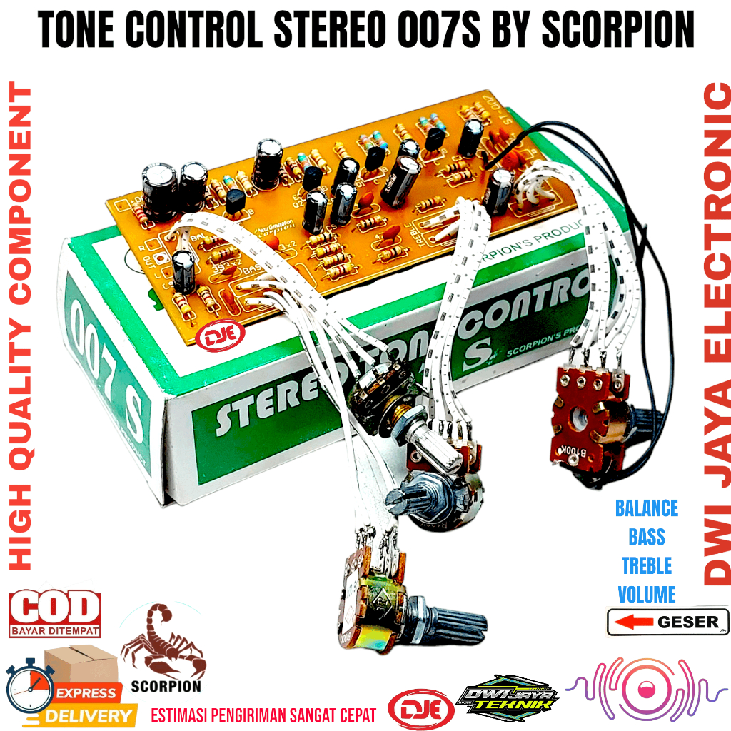Tone Control Stereo 007S Scorpion