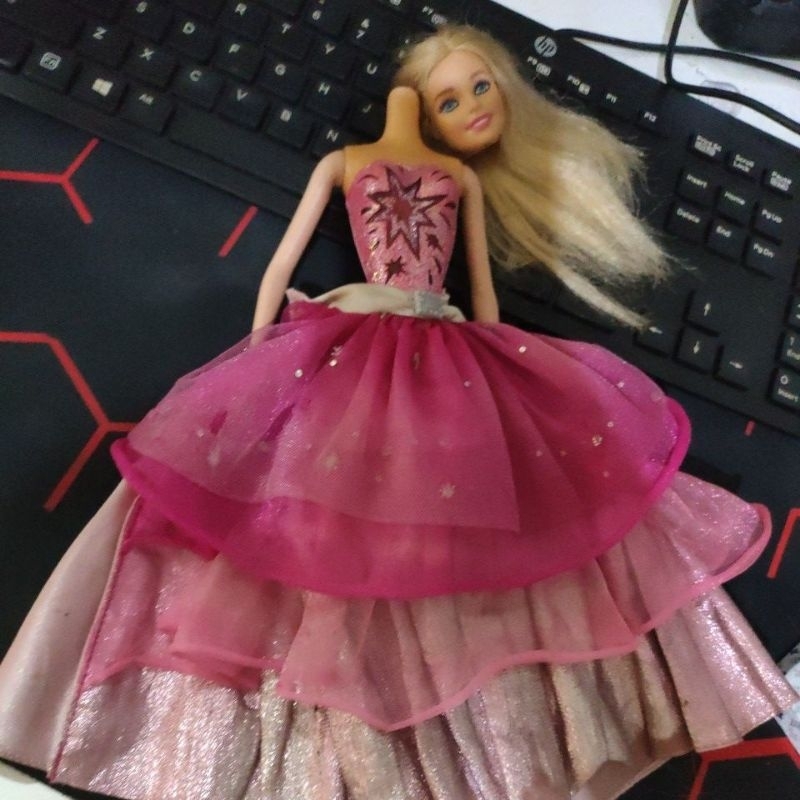 Boneka Barbie Fashion Fairytale bekas ori mattel minus
