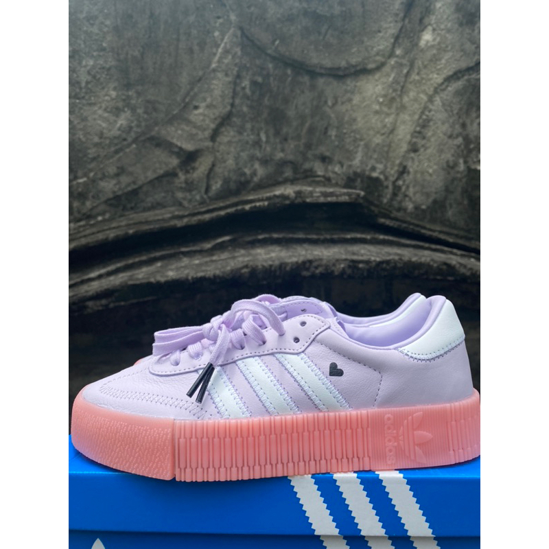 Adidas Sambarose Valentine Purple Womens 100 Original Guarantee