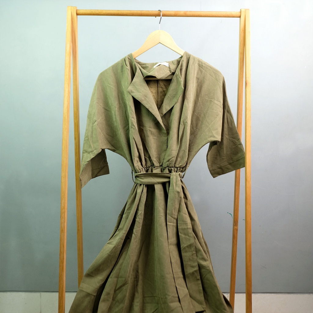 Maxi Dress Bahan Suede Import Dress cewe import murah