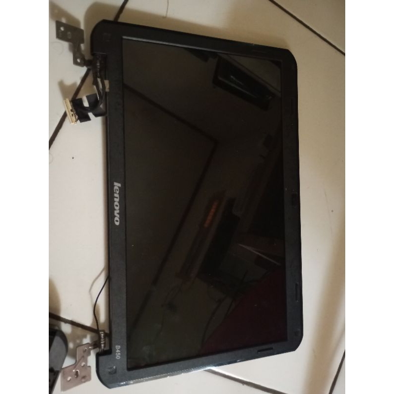 lcd dan frame laptop lenovo b450 bekas