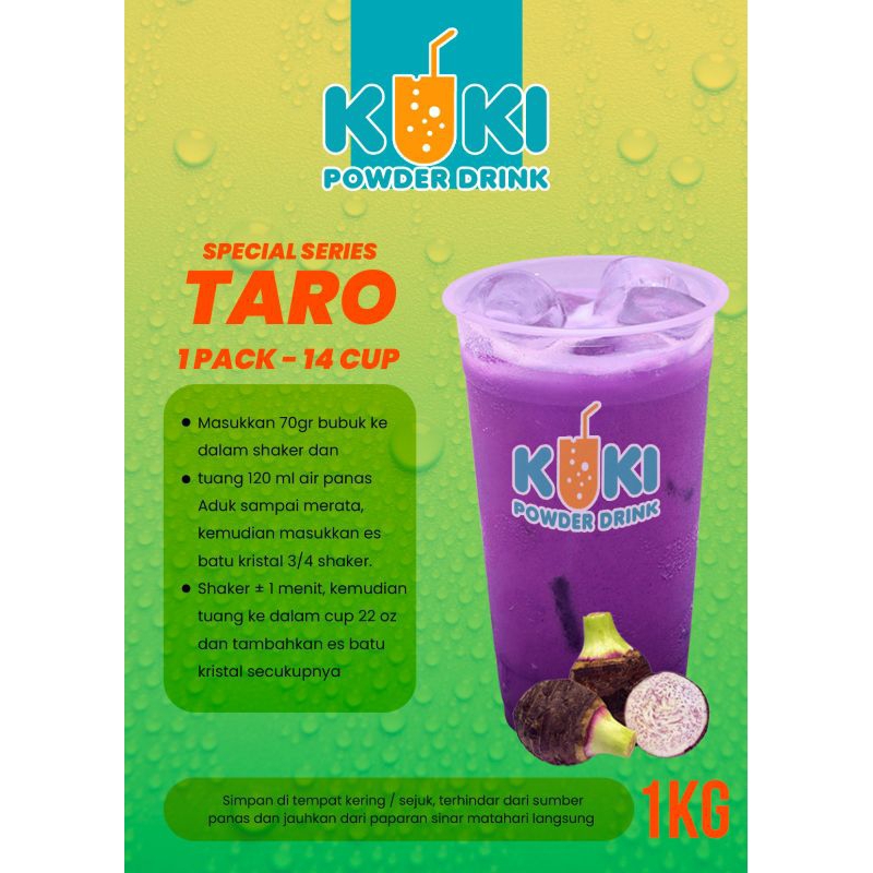 

TARO Termurah 1000gr BUBUK MINUMAN PREMIUM