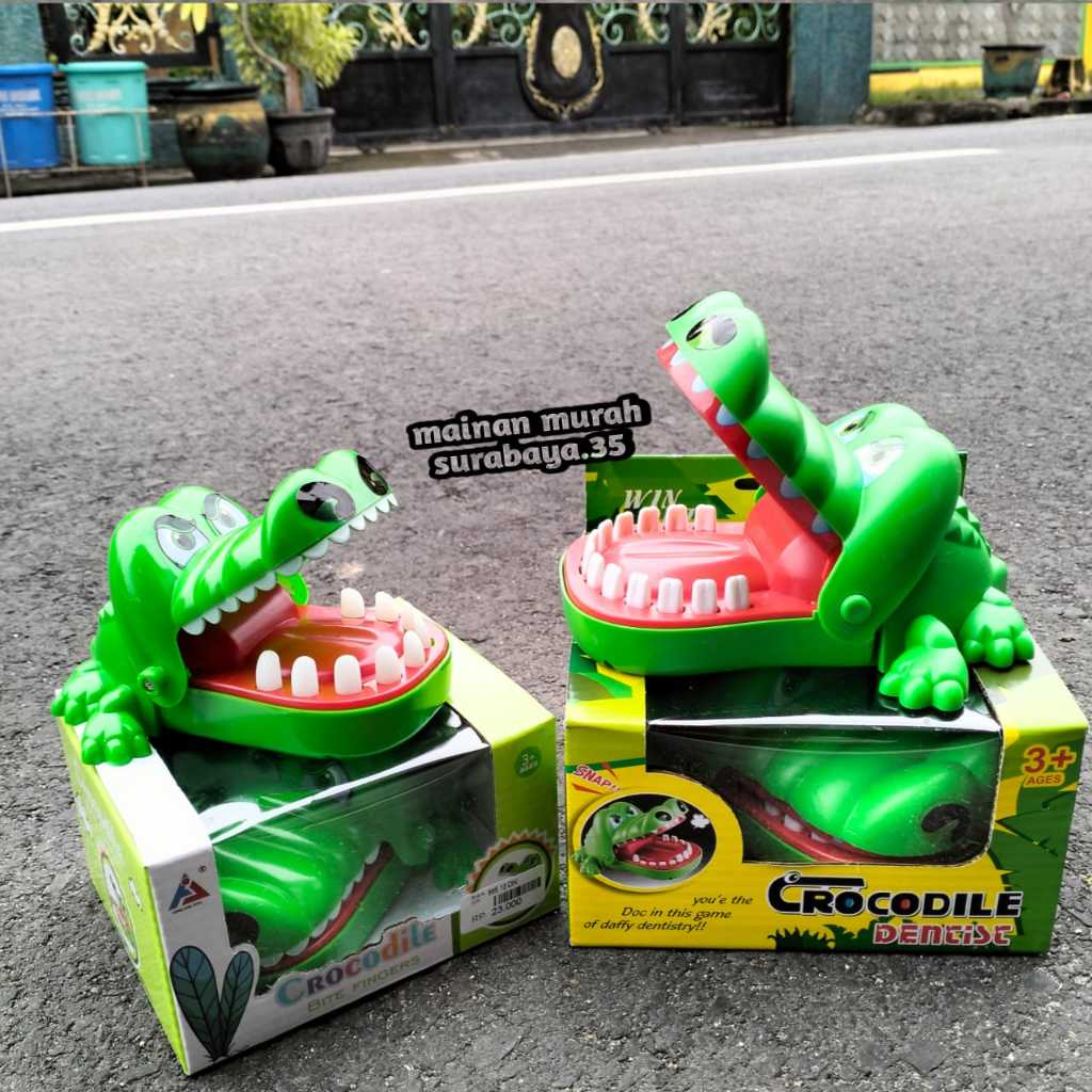 Crocodile Dentist Game Viral Mainan Buaya Gigit | Game Surprise Mainan Anak Buaya Gigit Tanpa Batrai