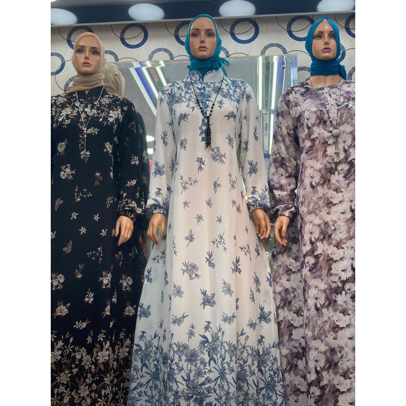 GAMIS SULTAN EDISI LEBARAN 2024 - GAMIS PESTA TERBARU 2024 - GAMIS SERUTY MOTIF PREMIUM - READY JUMB