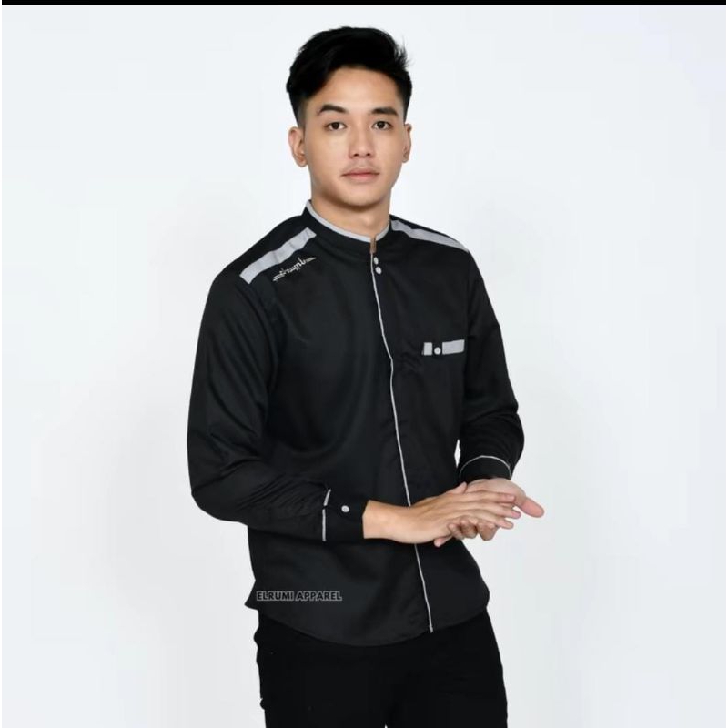 Baju Koko Pria Elrumi Motif Yisunsin