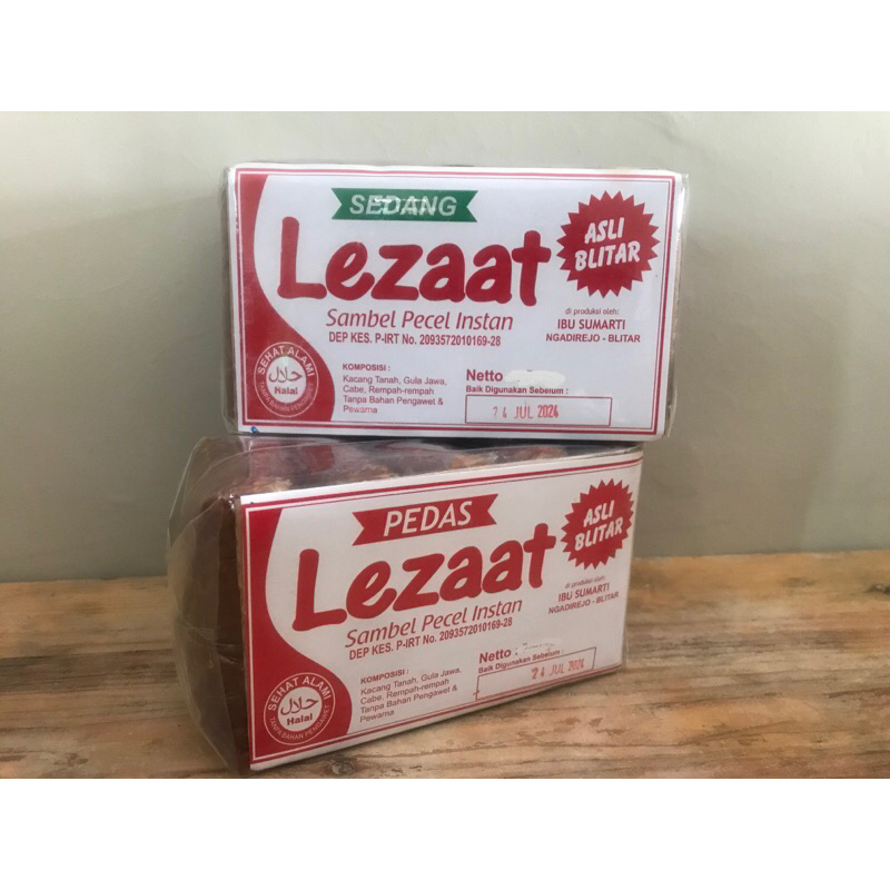

sambel pecel instan LEZAAT asli BLITAR