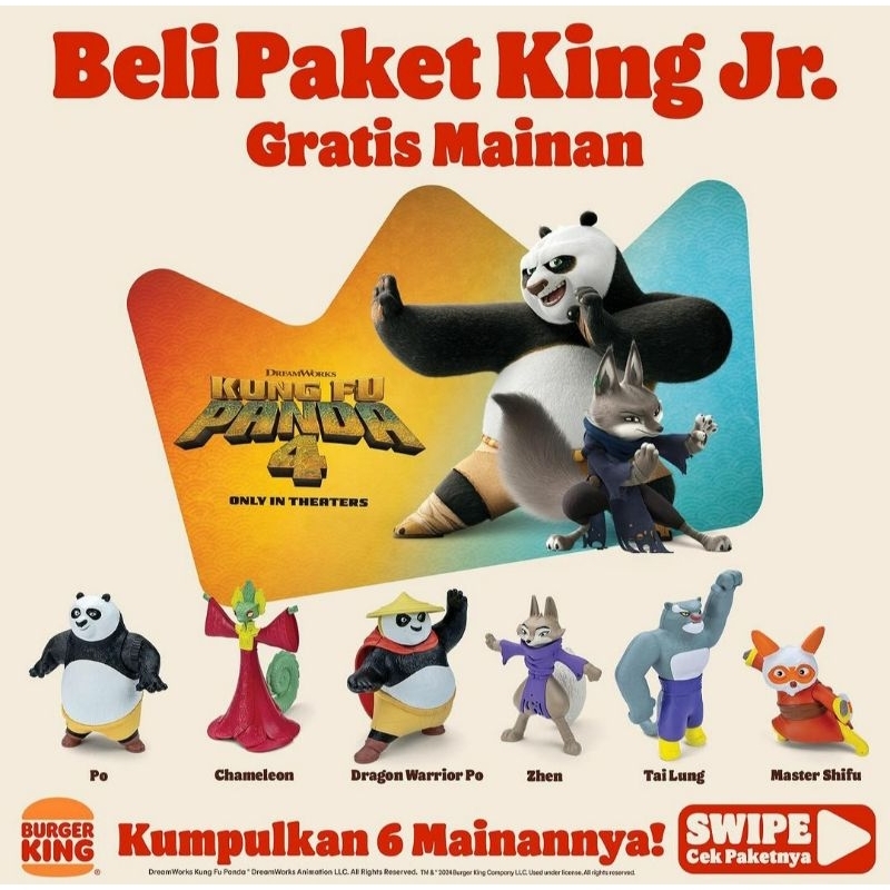 Kungfu Panda 4 Burger King 2024
