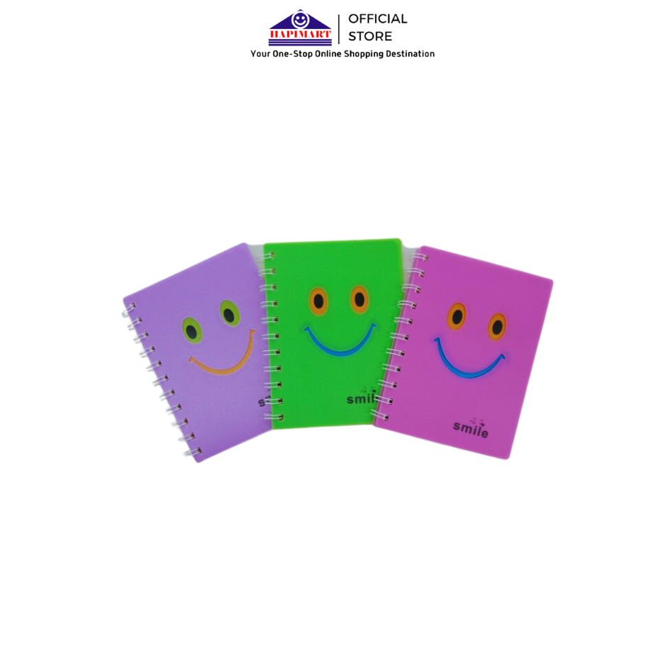 

Buku Tulis Catatan Notebook Hard Cover Karakter Smile/Note Pad Buku