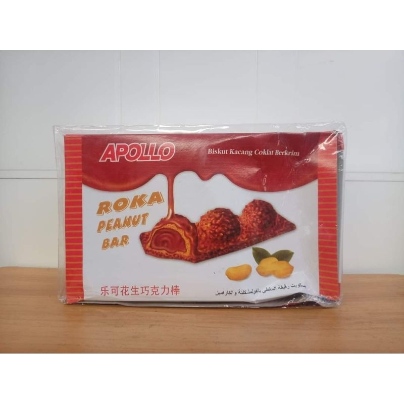 

Roka Peanut Bar Biskuit Kacang Coklat Berkirim isi 24 pcs