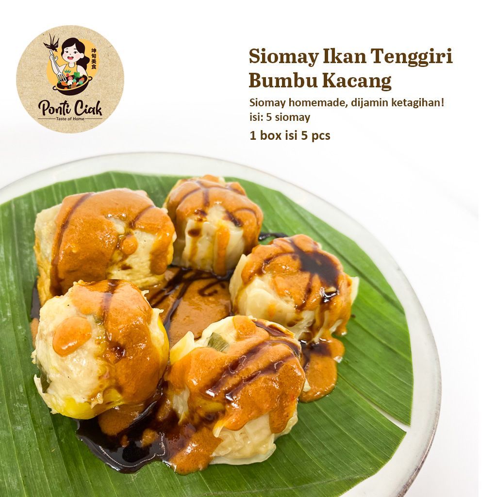 

Somai Ikan Tenggiri Asli - Siomay Bumbu Kacang Full Daging - Frozen