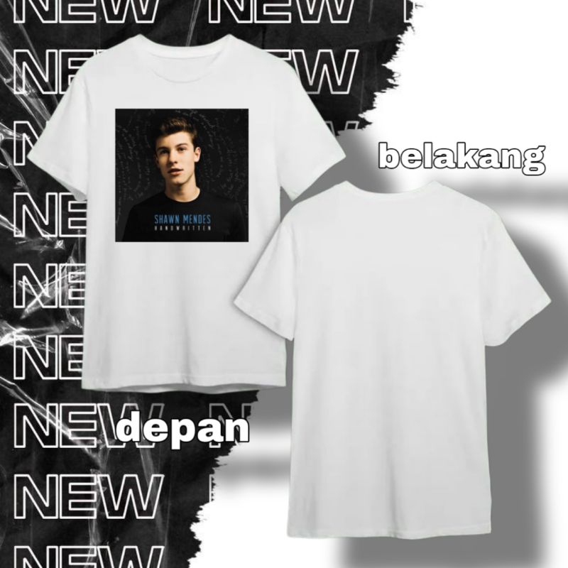 Kaos T-shirt Shawn Mendes Handwritten Album