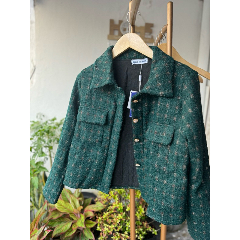 Tweed Blazer Premium Bangkok - HELLO FASHION BRAND