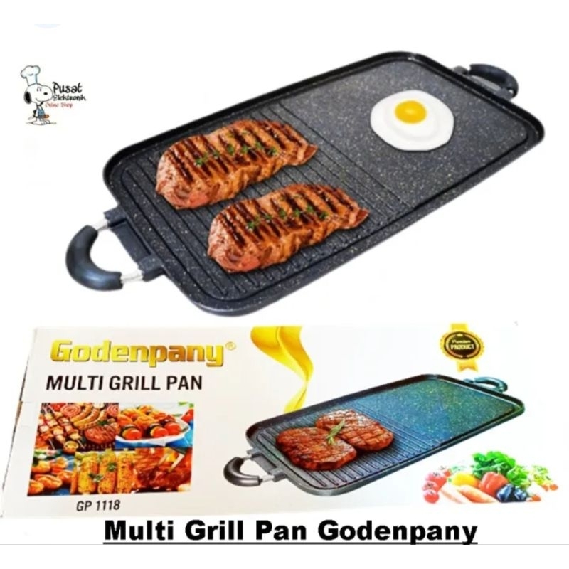 M1 COD - Pemanggang BBQ Serbaguna Teflon Panggang Roti Bakar Kebab Burger / Panggangan Grill Daging 