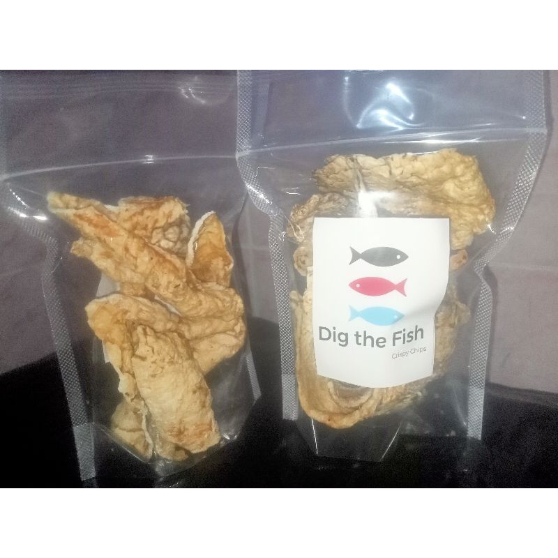 

KERIPIK KULIT IKAN KAKAP TANPA TEPUNG 100 GR - DIG THE FISH - VARIAN RASA, GURIH DAN TENYAH