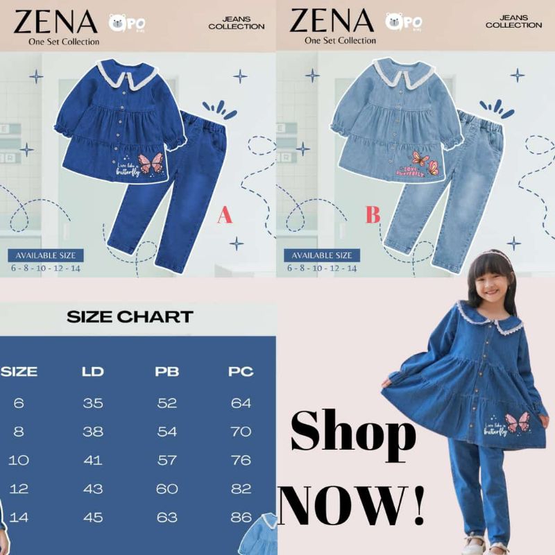 SET TUNIK JEANS
