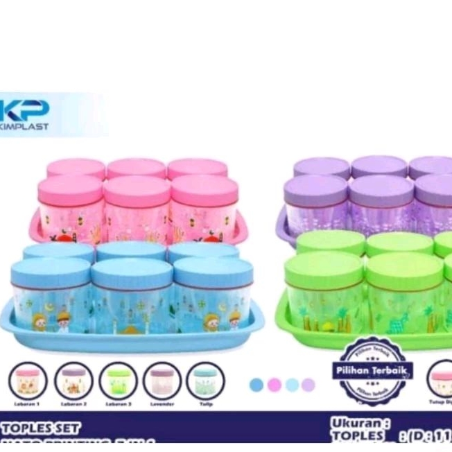 Nato toples Namapn Set 7 in 1Tonam Plastik Tebal kokoh