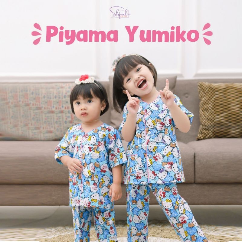 Piyama Baju Tidur Anak Katun Adem Yumiko By Shofwah