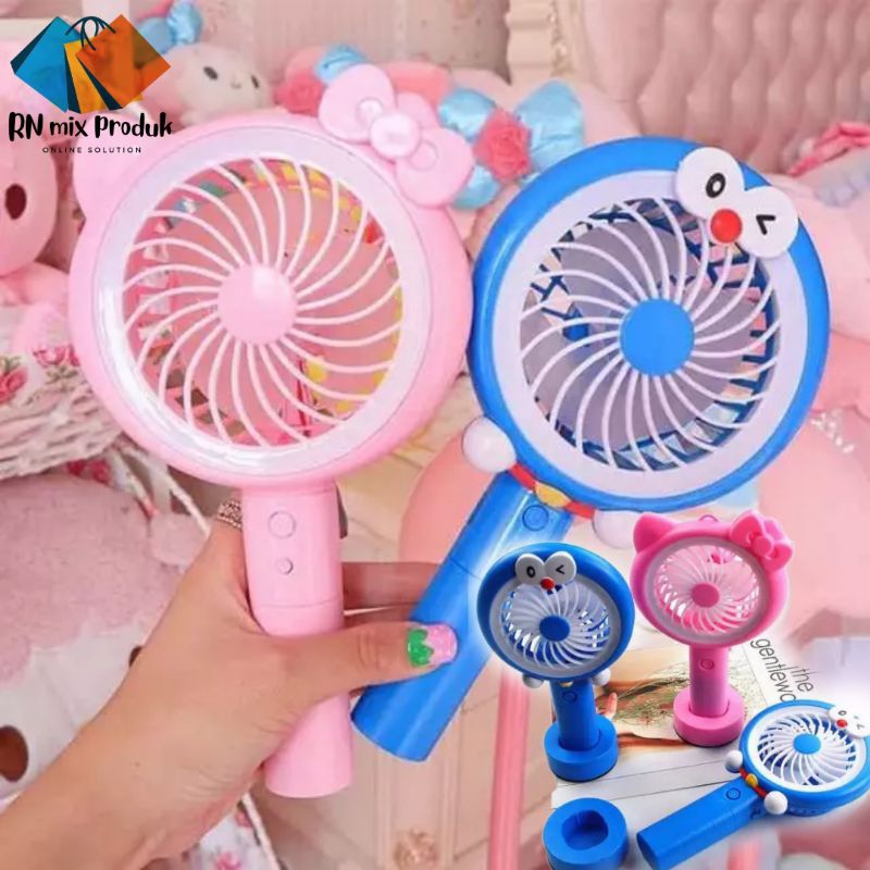 KIPAS KARAKTER LED kipas angin mini portable mini fan KIPAS TANGAN MINI KARAKTER LED