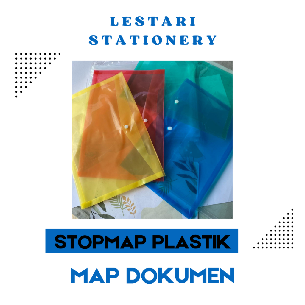 

Map Plastik Kancing Folio,Map Plastik murah LESTARI STATIONERY
