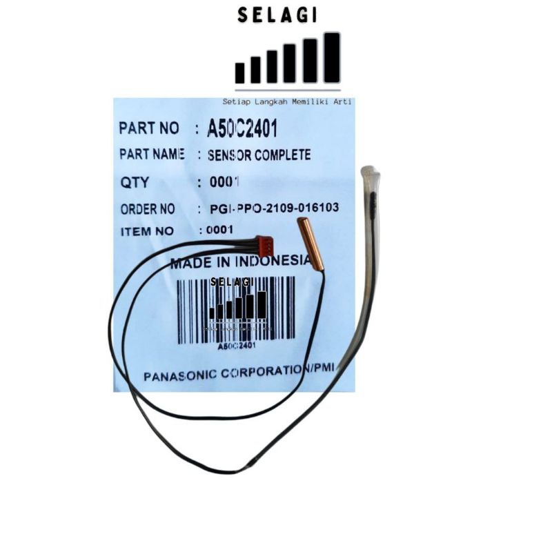 termis ac panasonic 0,5 pk original thermistor ac panasonic 1/2pk termistor ac panasonic 1/2 pk sens