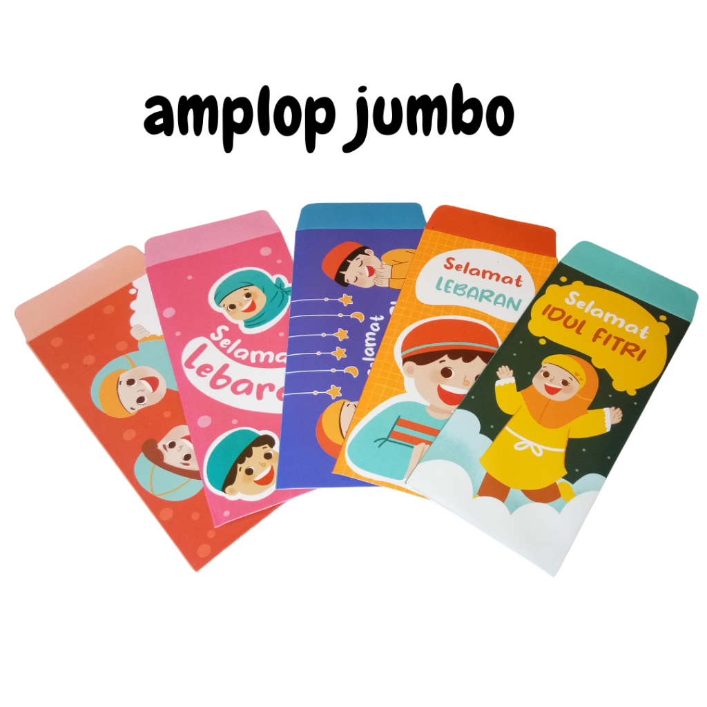 

amplop lebaran jumbo muslimah random