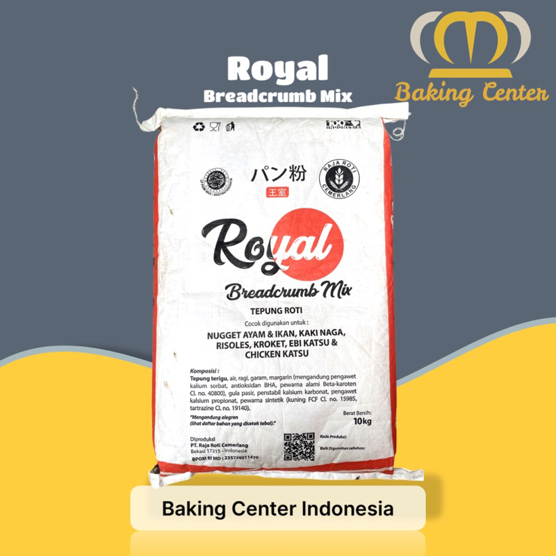 

Royal Breadcrumb Mix - Royal Tepung Roti Mix 10kg