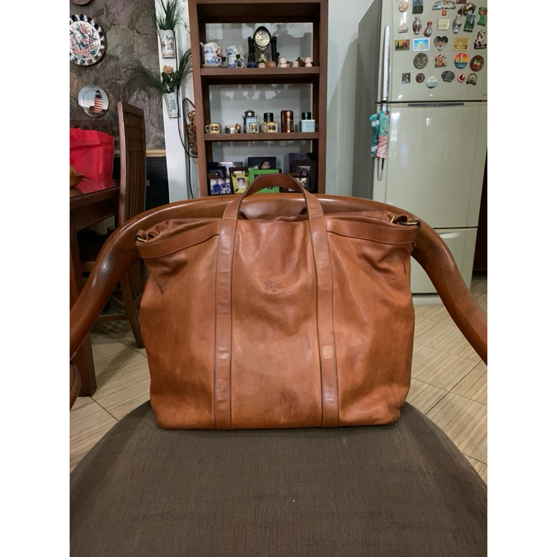 Preloved Branded Travel Bag IL Bisonte