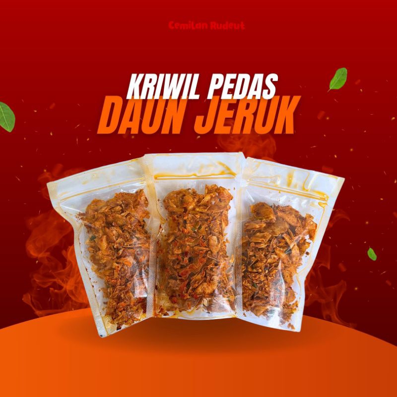 

CEMILAN RUDEUT Keripik Singkong Kriwil Pedas Daun Jeruk 100gr