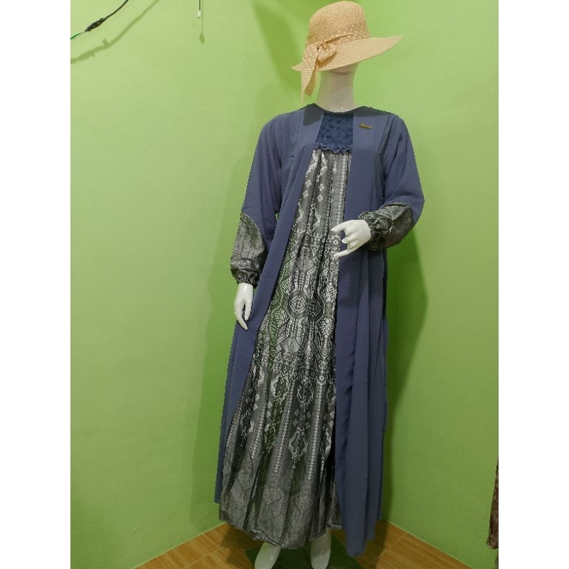 Gamis Ceruti mix silk