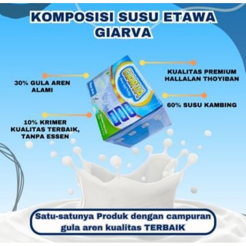 

2 KOTAK SUSU ETAWA GIARVA LEBIH MURAH❗