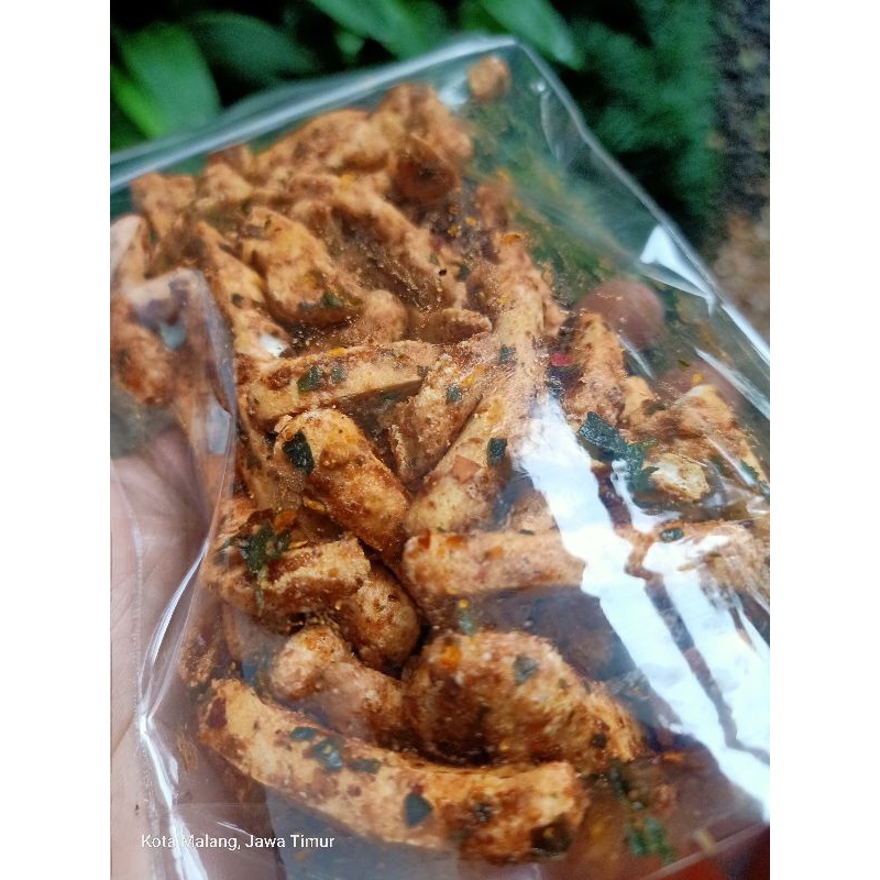 

jual basreng pedas daun jeruk 1 KG / snack pedas / basreng pedas / snack kiloan