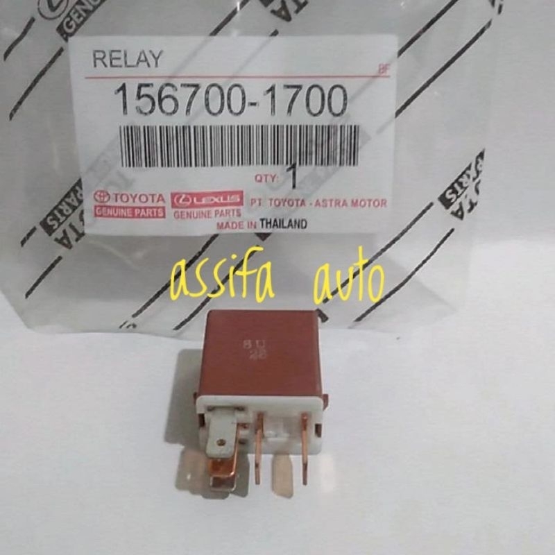 relay coklat toyota dutro 12V kaki 5 156700-1700 denso