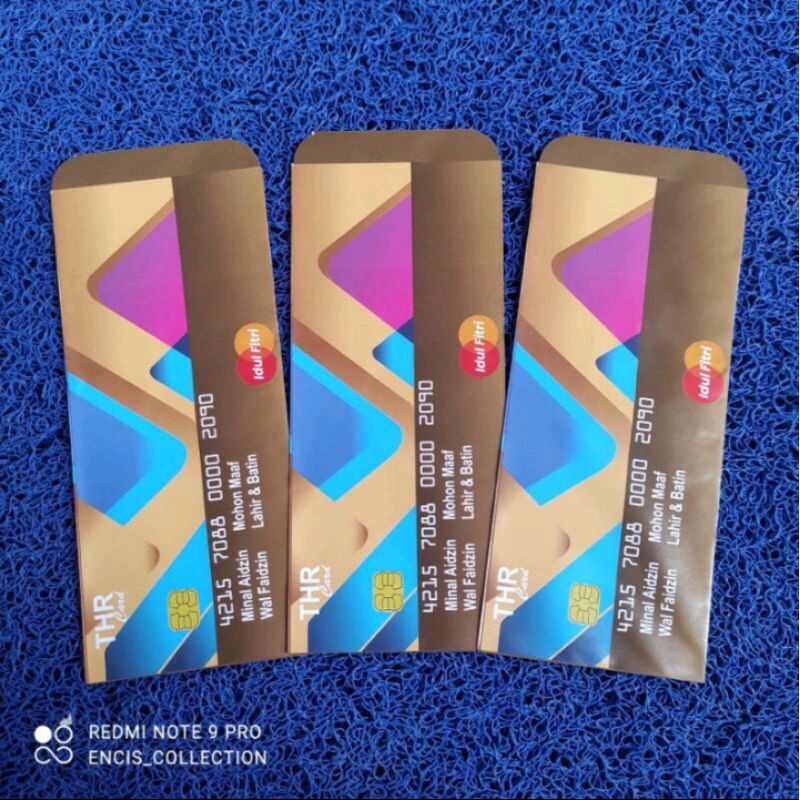 

10 Pcs Amplop Lebaran Motif Bank