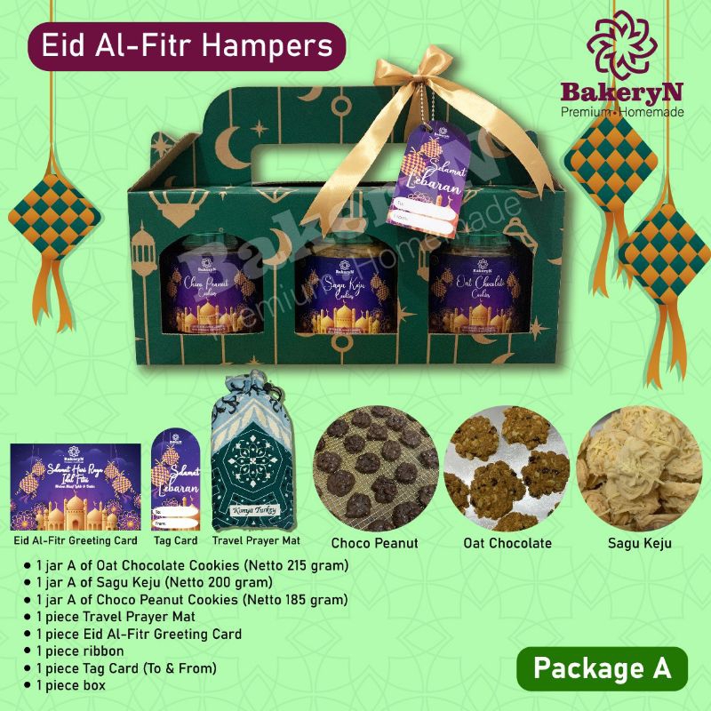 

Cookies Hampers Lebaran Isi 3 Jar BakeRyn