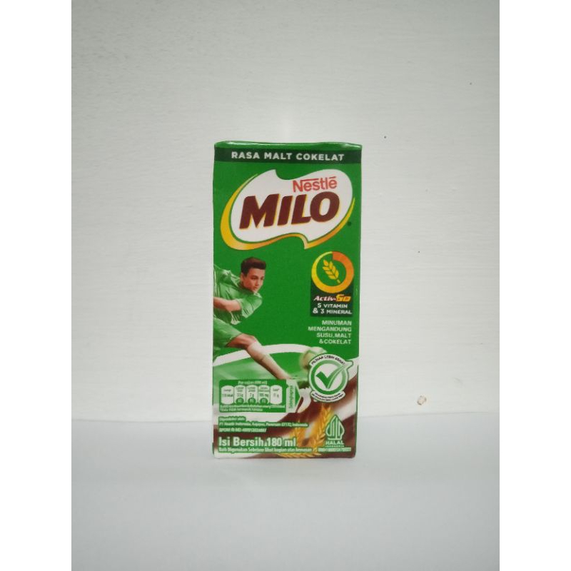 

susu kotak Milo active go 180ml rasa malt cokelat