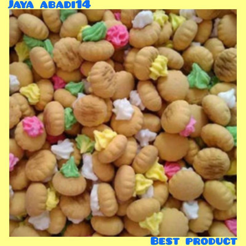 

Biskuit Gemrose / Biskuit Monas / Kue Kancing Jadul 250 Gram