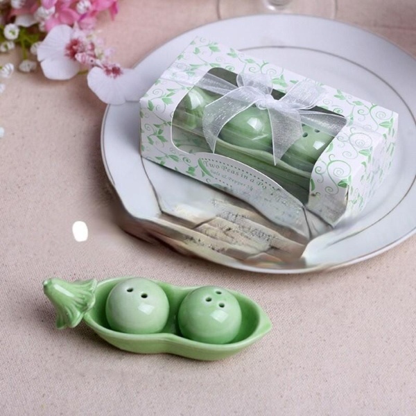 Tempat Bumbu Unik Garam Lada merica Shake Salt Pepper Keramik souvenir favor